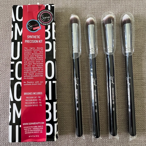Sigma Sigmax Synthetic Precision Kit 4 Brushes (New In Box) - Picture 2 of 2